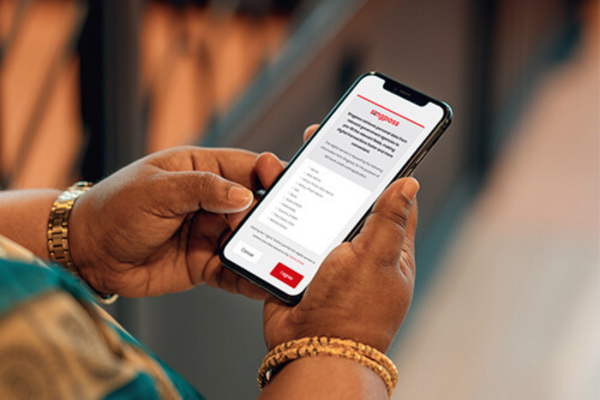Myinfo allows your users to fill in their particulars with a click of a button.